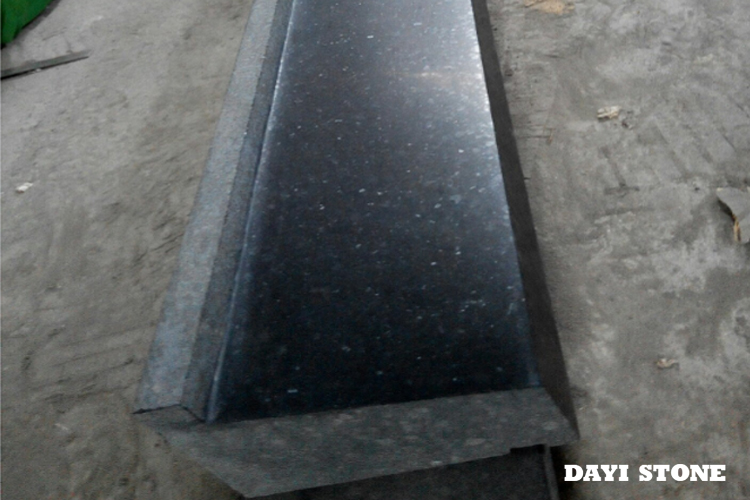 Window sill Black Stone Basalt G684 Top and front edge Polished 100x21x14cm